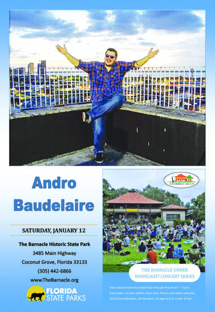 The Barnacle is going Brazilian with Andro Baudelaire, Jan. 12