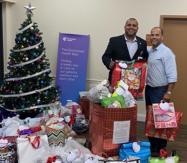 Encompass Health helps brighten holidays for seniors in community