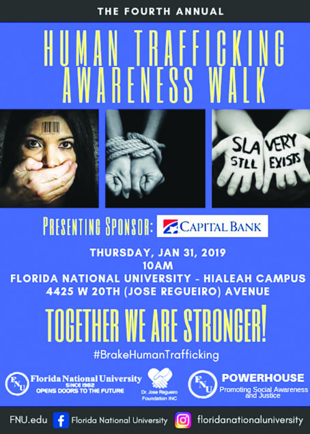Florida National University tackles trafficking with Fourth Annual Awareness Walk