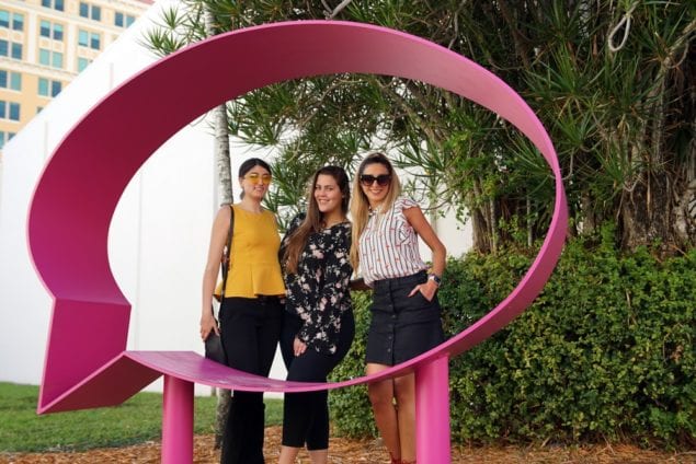 Speech-Bubble art enhances Coral Gables public spaces