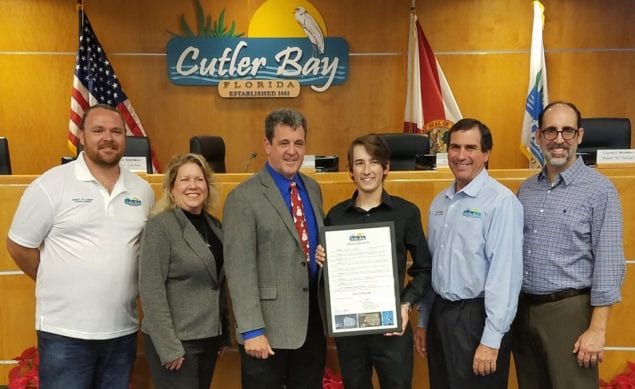 Cutler Bay High senior honored for aiding boaters in distress