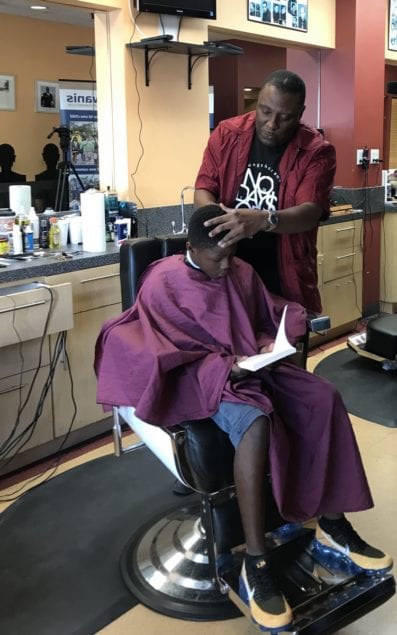 Biscayne Bay Kiwanis Club launches unique Barbershop Reading Program