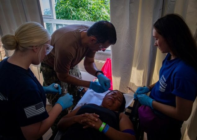 Miami native supports Navy's medical mission in Colombia