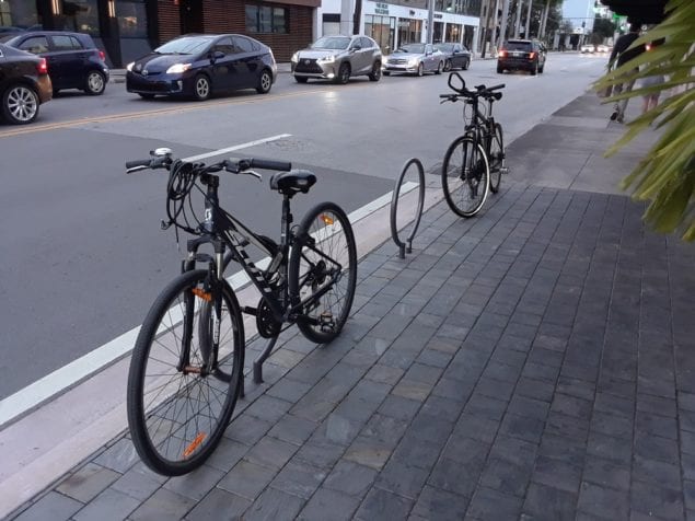 So far, more than 80 businesses have requested the racks and had them installed.