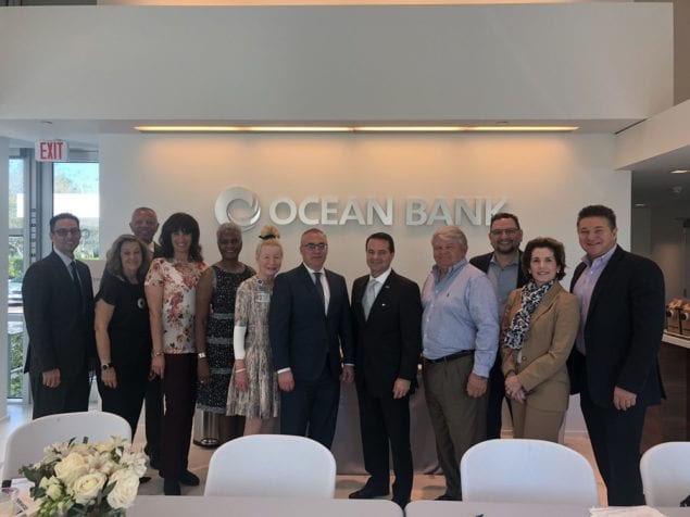 Ocean Bank hosts Dr. Pablo Ortiz, FIU Vice Provost, for Aventura Marketing Council Board Meeting