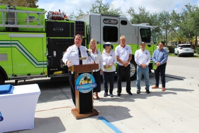 Palmetto Bay receives new state-of-the-art fire engine