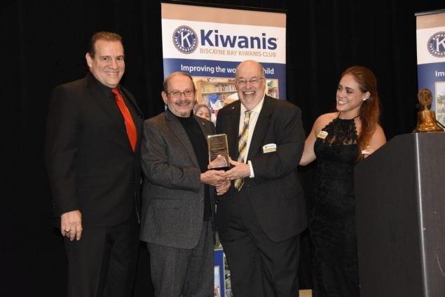 Members of the Williamson family honored by Biscayne Bay Kiwanis