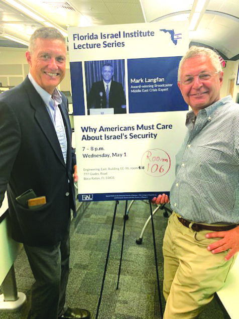 Mark Langfan, Middle East crisis expert, speaks at Florida Atlantic University