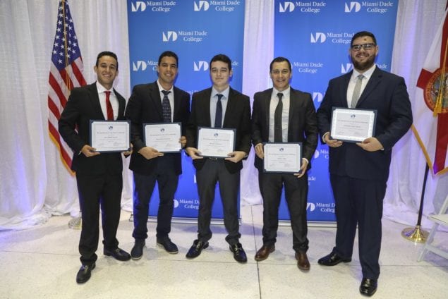 Five MDC aviation students awarded scholarships to continue flight training