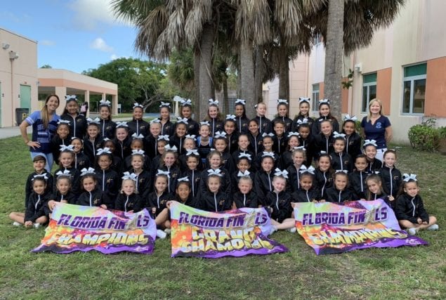 Coral Reef Elementary cheerleaders take first