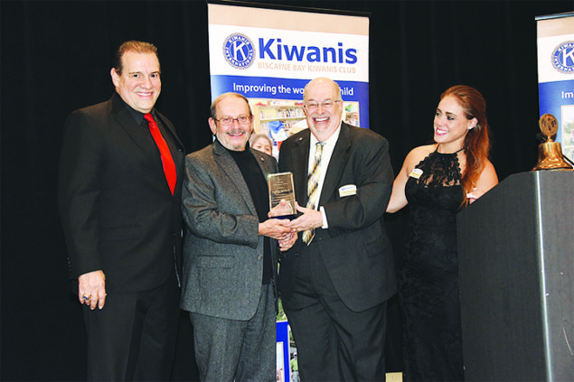 Members of the Williamson family honored by Biscayne Bay Kiwanis