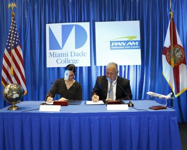 MDC launches partnership with Pan Am Int'l Flight Academy