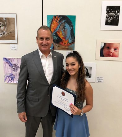 U.S. Rep. Diaz-Balart recognizes winner of 2019 Congressional Art Competition