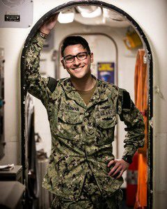 Miami Sailor serving aboard U.S. Navy warship in Pacific