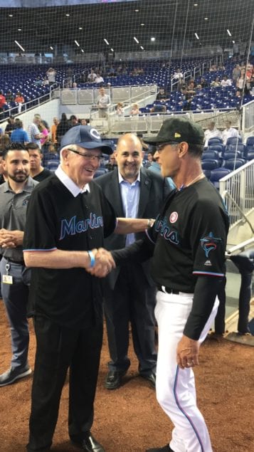 Br, Kevin, Handibode ,Honored,During ,Game , Marlins ,Park