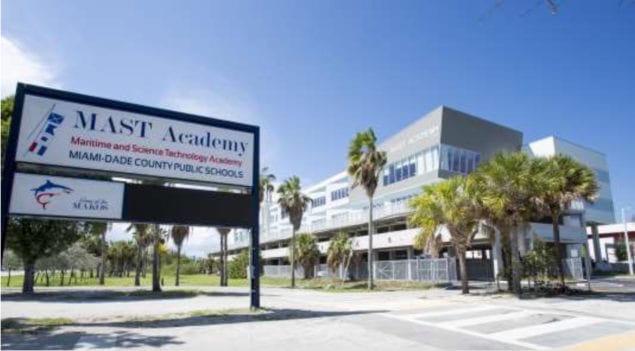 MAST Academy @ Key Biscayne receives national recognition