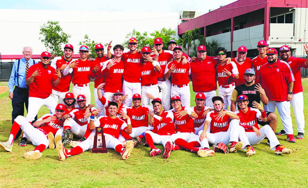 Miami Christian Baseball Team wins another State Championship