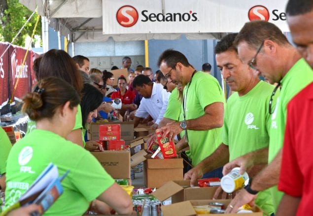 FPL, Sedano's work together to deliver hurricane food kits