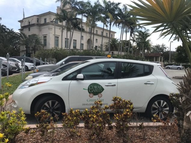 City has largest municipal EV fleet in state of Florida