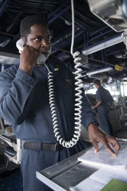 Sailor form Miami stationed aboard U.S. Navy destroyer