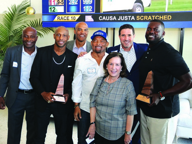 12, 12 Aventura and Gulfstream Park host football champions who “give back”