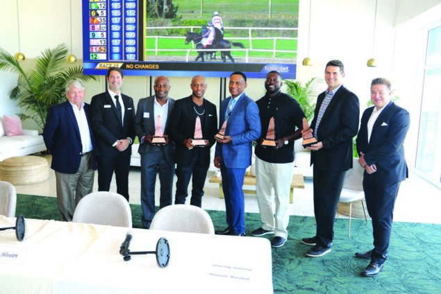 12 |12 Aventura and Gulfstream Park host football champions who “give back”