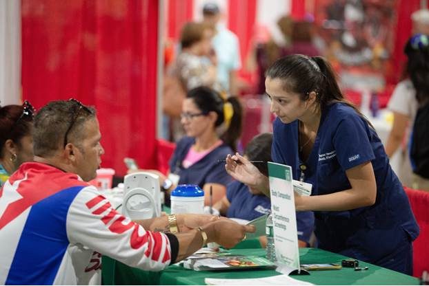 Residents receive free health services at commissioner's Health & Safety Expo