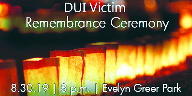 Remembrance Ceremony to be held During Police DUI Enforcement Event