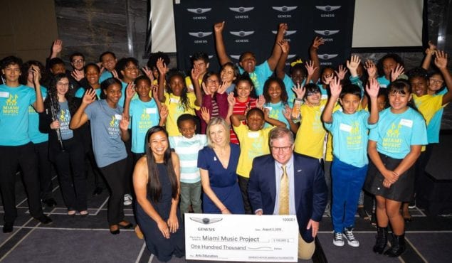 Miami Music Project receives $100K grant from Genesis Motor America