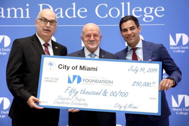 Eduardo J. Padrón Scholarship Fund to support MDC students