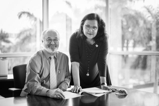 Banyan Health Systems president and CEO Bruce Hayden is pictured with COO and executive vice president Ileana Ruiz Garcia, MHSA.