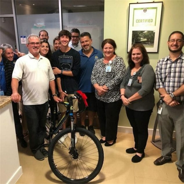 Village replaces bike stolen from counselor in training