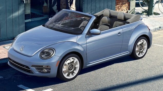 This is the last year to get a VW Beetle Convertible