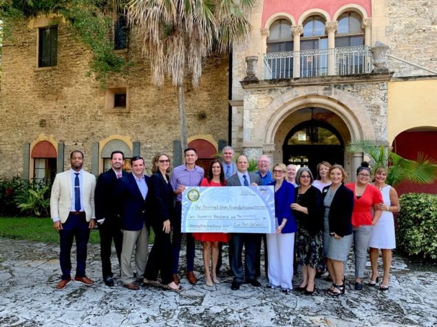 State presents $200,000 check to Deering Estate Foundation