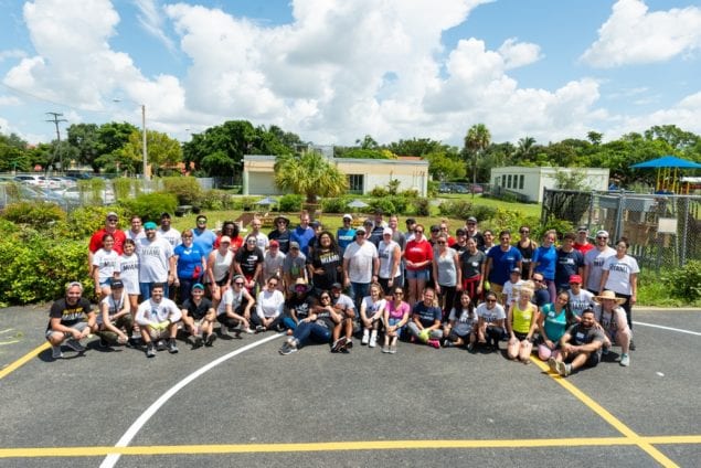 United Way Young Leaders beautify elementary school