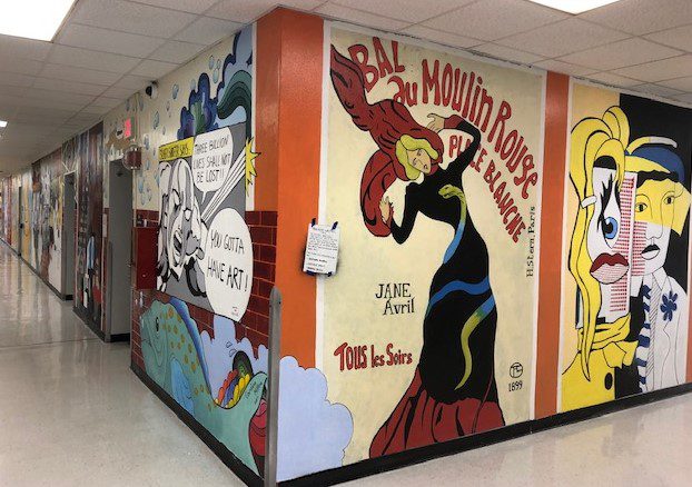 Murals transform school's walls at Cutler Bay High