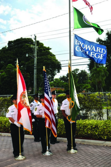 Broward college flag planting ceremony!