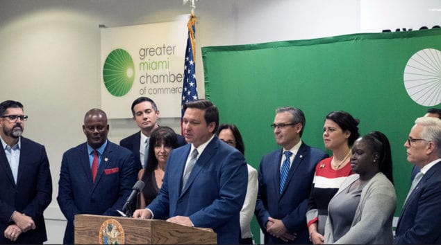 Greater Miami Chamber hosts governor's announcement regarding business reform