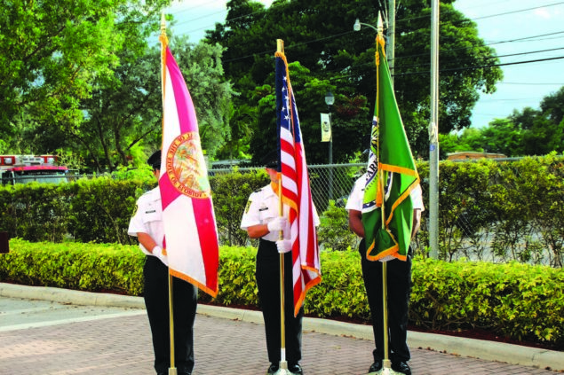 Broward college flag planting ceremony!