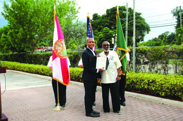 Broward college flag planting ceremony!