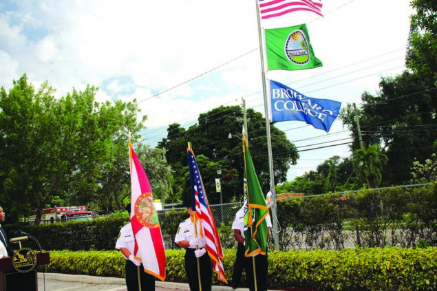 Broward college flag planting ceremony!