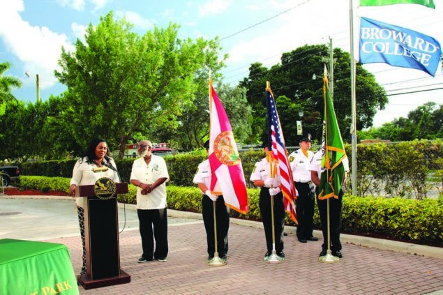 Broward college flag planting ceremony!