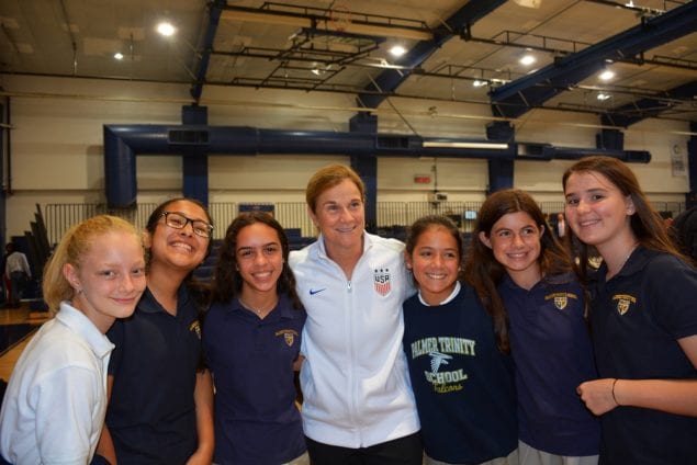 Palmer Trinity hosts FIFA Women’s World Cup champion coach Jill Ellis