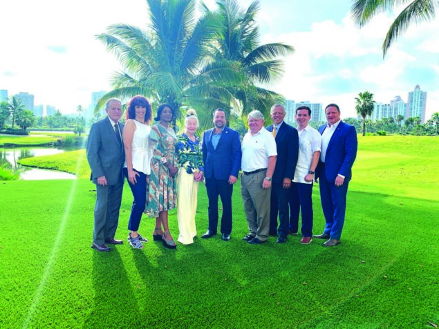 Hollywood Mayor Josh Levy meets with Aventura Marketing Council/Chamber of Commerce Board Members