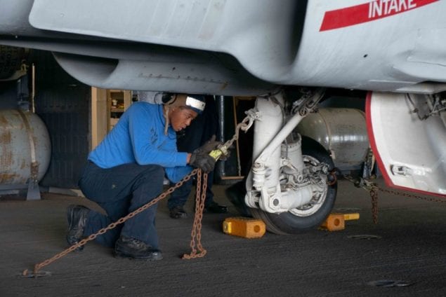 Miami Sailor serving aboard U.S. Navy aircraft carrier