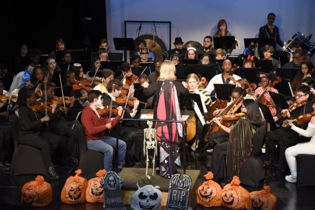 Inner city youth, families enjoy free ‘Spooky Tunes’ Halloween concert