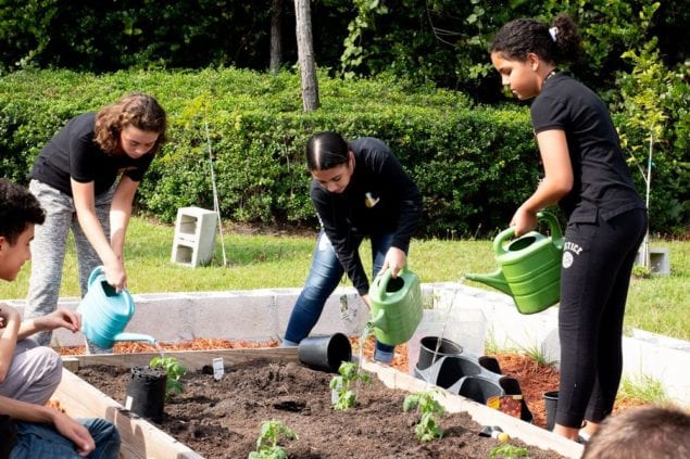 School's garden program thrives with some help from The Brick