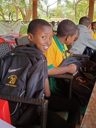 PTS Middle School Afrikids Club conducts used backpack drive