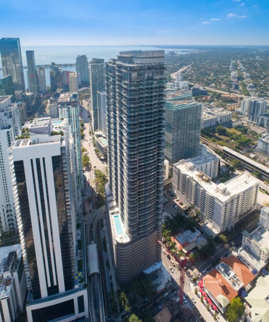 CMC Group pays off $236M in building loans for Miami’s Brickell Flatiron tower