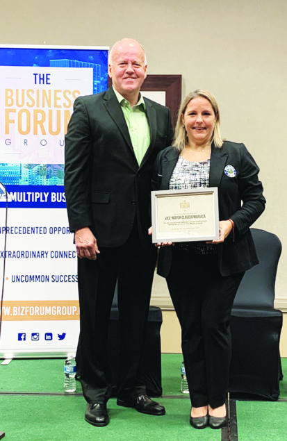 Vice Mayor Mariaca recognized by Business Forum Group, Rotary Club of Doral